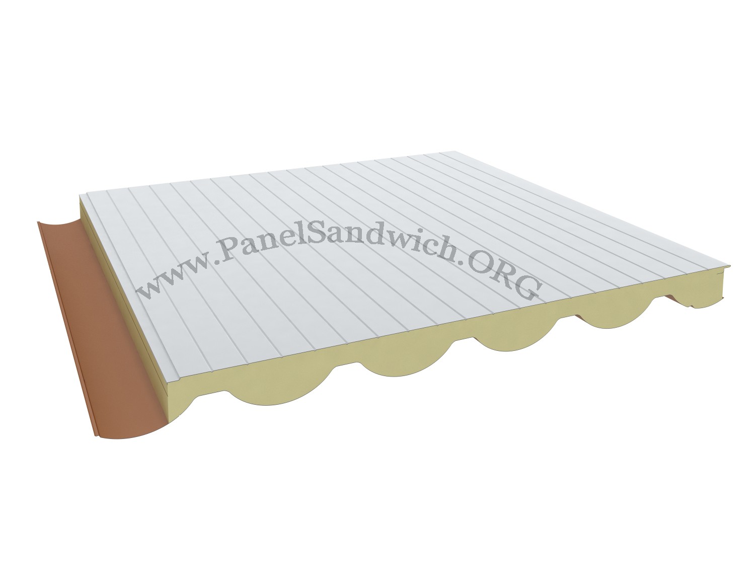 Sandwich Panel Imitation Tile Sandwich Panel - Aged Albero
