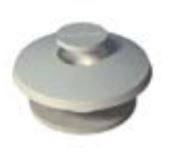 Polycarbonate - Screw button
