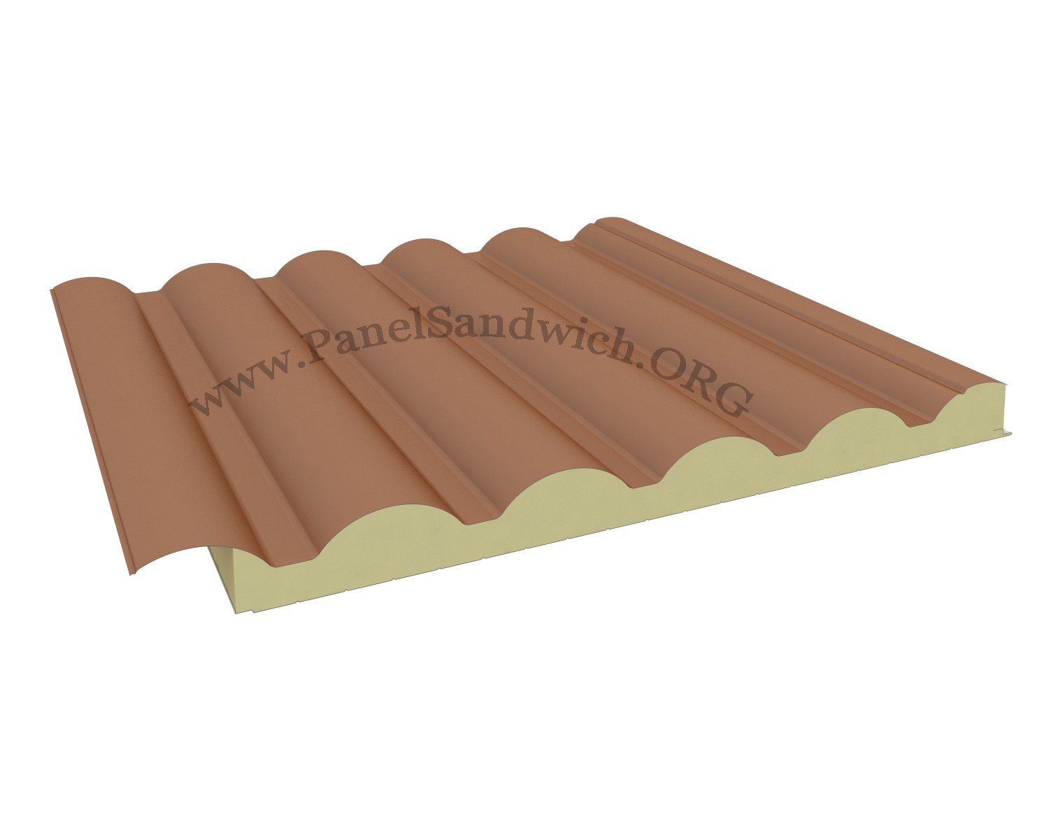 Agropanel Sandwich Panel - Roof Tile Shape
